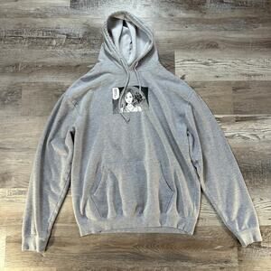 Junji Ito Collection Hoodie Gray Graphic Manga Horror Anime XL Sweatshirt